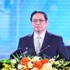 Thủ tướng Phạm Minh Chính phát biểu tại lễ trao giải. (Ảnh: Dương Giang/TTXVN)