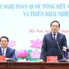 Phó Thủ tướng Chính phủ Trần Lưu Quang phát biểu chỉ đạo hội nghị. (Ảnh: Minh Đức/TTXVN)