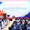 Tổng Bí thư Nguyễn Phú Trọng phát biểu chỉ đạo tại Hội nghị Ngoại giao lần thứ 32. (Ảnh: Lâm Khánh/TTXVN)