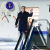 Ngoại trưởng Mỹ Antony Blinken tới Istanbul, Thổ Nhĩ Kỳ. (Ảnh: AFP/TTXVN)