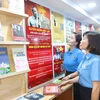 Các đại biểu tham quan 'Không gian văn hóa Hồ Chí Minh,' ngày 19/9/2023. (Ảnh: Thanh Vũ/TTXVN)