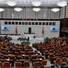 Toàn cảnh phiên họp của Quốc hội Thổ Nhĩ Kỳ phê chuẩn đơn xin gia nhập NATO của Thụy Điển, tại Ankara ngày 23/1/2024. (Ảnh: THX/TTXVN)