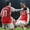 Arsenal leo lên ngôi đầu bảng Premier League. (Nguồn: Getty Images)