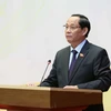 Phó Chủ tịch Quốc hội Trần Quang Phương phát biểu khai mạc. (Ảnh: An Đăng/TTXVN)