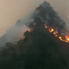 Cháy rừng ở Sơn La.