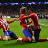 Niềm vui của các cầu thủ Atletico Madrid. (Nguồn: Getty Images)