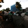 Một điểm thu gom rác thải ở Hà Nội. (Ảnh: Hoàng Nguyên/TTXVN Phát)