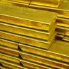 Giá vàng có thể tăng rất cao do căng thẳng Trung Đông. (Ảnh: AFP/TTXVN)