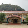 Một góc Trường phổ thông dân tộc bán trú Tiểu học và Trung học La Pán Tẩn.
