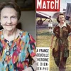 Trang đầu tạp chí Paris Match đăng tải hình ảnh nữ y tá hàng không Geneviève de Galard được trả tự do, trở về từ chiến dịch Điện Biên Phủ.