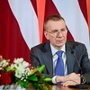 Tổng thống Latvia Edgars Rinkevics. (Ảnh: AFP/TTXVN)