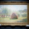 Bức tranh "Meules a Giverny" của danh họa Claude Monet. (Nguồn: AFP)