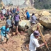 Hiện trường thảm họa sạt lở đất ở Papua New Guinea