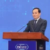 Phó Thủ tướng Trần Lưu Quang phát biểu chỉ đạo. (Ảnh: Minh Quyết/TTXVN)