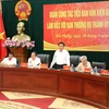 Ông Nguyễn Xuân Thắng phát biểu tại buổi làm việc với Thành ủy Hải Phòng. (Ảnh: Hoàng Ngọc/TTXVN)