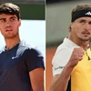 Carlos Alcaraz (trái) và Alexander Zverev sẽ quyết đấu tranh chức vô địch Roland Garros 2024. (Nguồn: EFE/AFP)