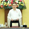 Chủ tịch Quốc hội Trần Thanh Mẫn phát biểu khai mạc. (Ảnh: Thống Nhất/TTXVN)