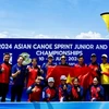 Các thành viên của Đội tuyển canoe Việt Nam tham dự Giải canoe vô địch trẻ và vô địch U23 châu Á 2024.