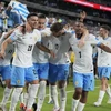 Uruguay chạm tay vào tấm vé dự tứ kết Copa America 2024. (Nguồn: AP)