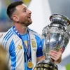 Lionel Messi ăn mừng chức vô địch Copa America 2024. (Nguồn: AP)