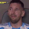 Messi bật khóc khi không thể tiếp tục đá chung kết Copa America 2024