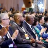 Các đại biểu dự khai mạc phiên họp thứ 46 Ủy ban Di sản Thế giới của UNESCO tại New Delhi ngày 21/7/2024. (Ảnh: ANI/TTXVN)