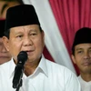 Tổng thống đắc cử Indonesia Prabowo Subianto. (Ảnh: AFP/TTXVN)