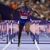 Grant Holloway giúp Mỹ củng cố ngôi đầu bảng tổng sắp huy chương Olympic 2024. (Nguồn: Getty Images)