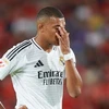 Real chia điểm ngay trong ngày Mbappe ra mắt La Liga. (Nguồn: Getty Images)