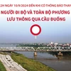 Cấm người đi bộ và toàn bộ phương tiện lưu thông qua cầu Đuống