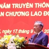 Giáo sư-Tiến sỹ Tô Lâm, Tổng Bí thư, Chủ tịch nước phát biểu chỉ đạo. (Ảnh: Văn Điệp/TTXVN)