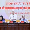 Chủ tịch Ủy ban Trung ương MTTQ Việt Nam Đỗ Văn Chiến phát biểu kết luận cuộc họp. (Nguồn: Mặt trận Tổ quốc Việt Nam)