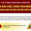 Thủ tướng nêu 5 bài học kinh nghiệm trong công tác ứng phó với thiên tai