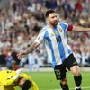 Lionel Messi tỏa sáng để giúp Argentina thắng tưng bừng. (Nguồn: Reuters)