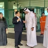 Thủ tướng Phạm Minh Chính và Phu nhân thăm Khu Công nghiệp Ras Laffan, Qatar. (Ảnh: Dương Giang/TTXVN)