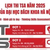 Lịch thi Đánh giá tư duy năm 2025 của Đại học Bách Khoa Hà Nội