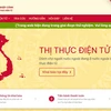 Trang web có tên miền thithucdientu.gov.vn chính thức vận hành từ ngày 11/11. (Ảnh chụp màn hình)