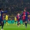 Barcelona lên top 2 Champions League. (Nguồn: Getty Images)