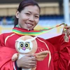 Giành HCV chạy 200m, Vũ Thị Hương hoàn tất cú đúp