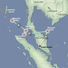 Máy bay đã hướng đến quần đảo Andaman ở Ấn Độ Dương (Nguồn: DM)