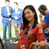 Nữ phóng viên xinh đẹp Hàn Quốc gây cơn sốt ở World Cup 2014