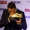 Cristiano Ronaldo đoạt danh hiệu Chiếc giày vàng châu Âu