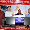 Ngân hàng BIDV hỗ trợ các cơ quan của Lào 170 bộ máy tính 