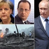 WSJ: Bà Merkel và ông Hollande bác đề xuất của Tổng thống Nga Putin