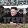 Kim Jong-Un kiểm tra đơn vị quân sự ngoài khơi bờ biển phía Đông