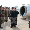 Ông Kim Jong-un thử nghiệm một chiếc máy bay của Triều Tiên