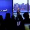 Giám đốc điều hành Microsoft Satya Nadella trong một sự kiện của hãng. (Nguồn: Reuters)