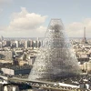 Thiết kế tòa nhà chọc trời Tour Triangle. (Nguồn huffingtonpost.fr)