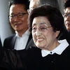 Bà Lee Hee-ho, phu nhân cố Tổng thống Hàn Quốc Kim Dae-jung. (Nguồn: AFP)
