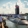 Hải quân Mỹ dự lễ hạ thủy một tàu ngầm. Ảnh minh họa. (Nguồn: foxtrotalpha.jalopnik.com)